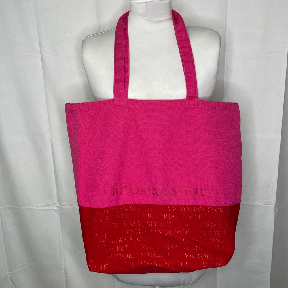 Victoria’s Secret Canvas Tote: Size Large 19x15x7